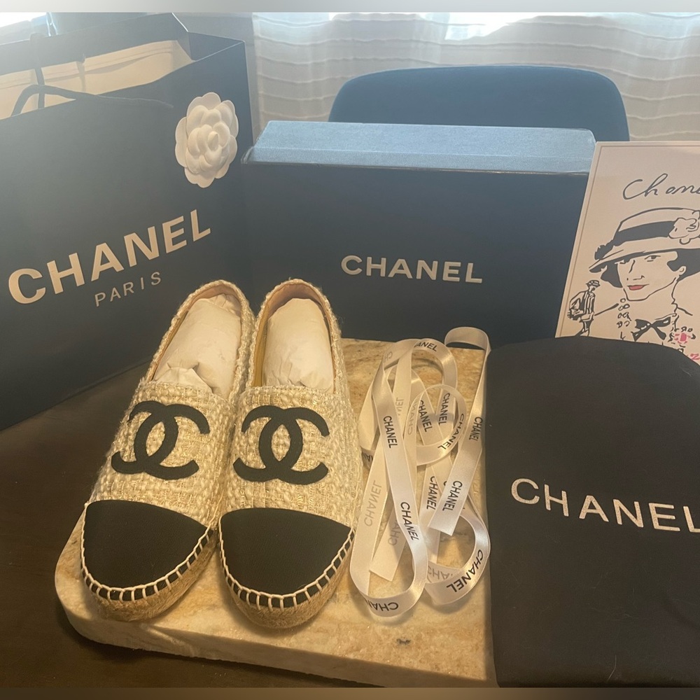 🌹 CHANEL ESPADRILLES SHOES